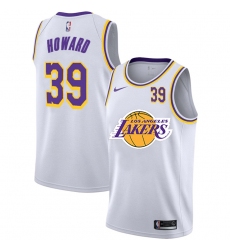 Lakers 39 Dwight Howard White 2020 2021 New City Edition Nike Swingman Jersey