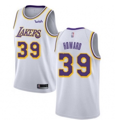 Lakers  39 Dwight Howard White Basketball Swingman Association Edition Jersey