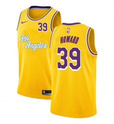 Lakers 39 Dwight Howard Yellow 2020 2021 New City Edition Nike Swingman Jersey