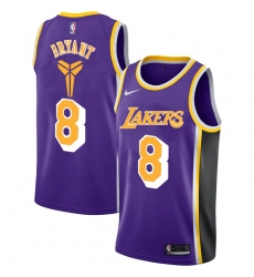Lakers 8 Kobe Bryant Purple Nike Swingman Jersey