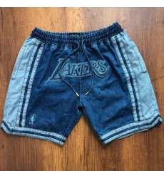 Lakers Light Blue Pockets Swingman Shorts