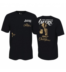 Los Angeles Lakers 2020 NBA Finals Champions T-Shirt Black Celebration Expressive