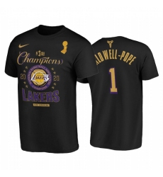 Los Angeles Lakers Kentavious Caldwell-Pope 2020 NBA Finals Champions T-Shirt Black Locker Room