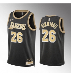 Men Los Angeles Lakers 26 Spencer Dinwiddie Black 2024 Select Series Stitched Basketball Jersey