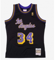 Men Los Angeles Lakers 34 Shaq O Neal Mitchell Ness Jersey