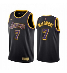 Men Los Angeles Lakers 7 Ben McLemore Black NBA Swingman 2020 21 Earned Edition Jersey
