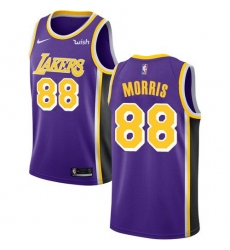 Men Nike Los Angeles Lakers 88 Markieff Morris Purple NBA Swingman Statement Edition Jersey