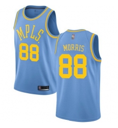 Men Nike Los Angeles Lakers 88 Markieff Morris Royal Blue NBA Swingman Hardwood Classics Jersey
