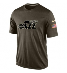Mens Utah Jazz Salute To Service Nike Dri FIT T Shirt