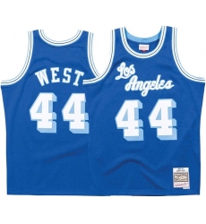Mitchell & Ness Los Angeles Lakers Jerry West Throwback Road Swingman Jersey Blue