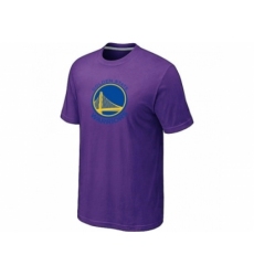 NBA Golden State Warriors Big & Tall Primary Logo Purple T-Shirt