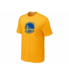 NBA Golden State Warriors Big & Tall Primary Logo Yellow T-Shirt