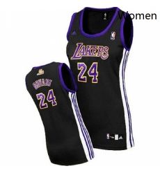 Womens Adidas Los Angeles Lakers 24 Kobe Bryant Swingman BlackPurple No NBA Jersey
