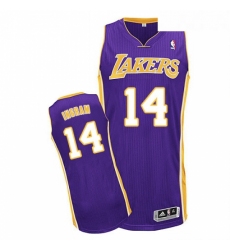 Youth Adidas Los Angeles Lakers 14 Brandon Ingram Authentic Purple Road NBA Jersey