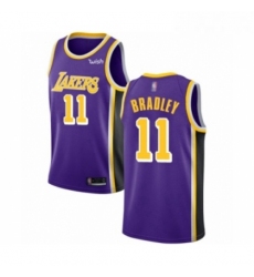 Youth Los Angeles Lakers 11 Avery Bradley Swingman Purple Basketball Jersey Statement Edition 