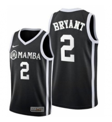 Youth Los Angeles Lakers 2 Kobe Bryant Mamba Black Stitched NBA Jersey