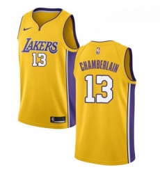 Youth Nike Los Angeles Lakers 13 Wilt Chamberlain Swingman Gold Home NBA Jersey Icon Edition