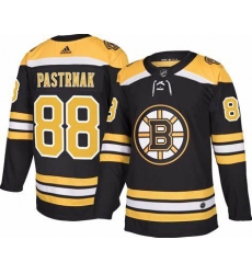 Men Adidas Boston Bruins 88 David Pastrnak Premier Black Home NHL Jersey