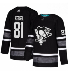 Mens Adidas Pittsburgh Penguins 81 Phil Kessel Black 2019 All Star Game Parley Authentic Stitched NHL Jersey 