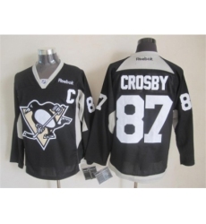NHL Pittsburgh Penguins #87 Sidney Crosby black jerseys