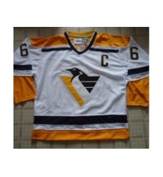 NHL jerseys Pittsburgh Penguins #66 Mario LEMIEUX white-Yellow