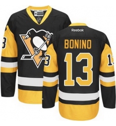 Penguins #13 Nick Bonino Black Alternate Stitched NHL Jersey