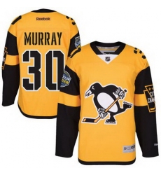 Penguins #30 Matt Murray Gold 2017 Stadium Series Stitched NHL Jersey
