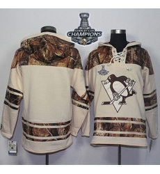 Penguins Blank Cream Camo 2017 Stanley Cup Finals Champions Stitched NHL Jersey