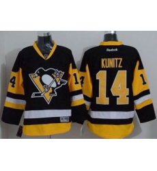 Pittsburgh Penguins #14 Chris Kunitz Black Alternate Stitched NHL Jersey
