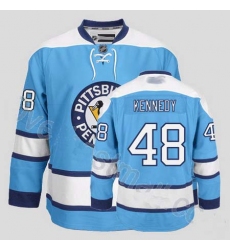 Pittsburgh Penguins 48 Tyler Kennedy Stitched Blue Jersey