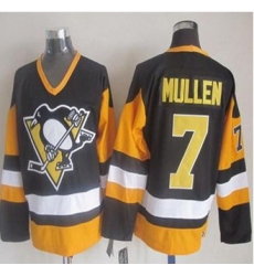 Pittsburgh Penguins #7 Joe Mullen Black CCM Throwback Stitched NHL Jersey