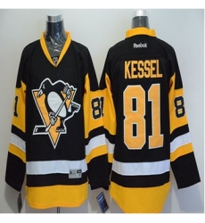 Pittsburgh Penguins #81 Phil Kessel Black Alternate Stitched NHL Jersey