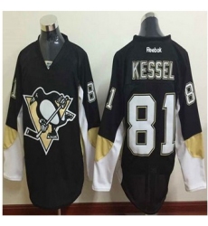Pittsburgh Penguins #81 Phil Kessel Black Home Stitched NHL Jersey