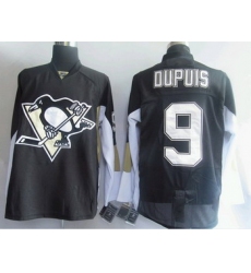 Pittsburgh Penguins 9 Dupuis black Jerseys