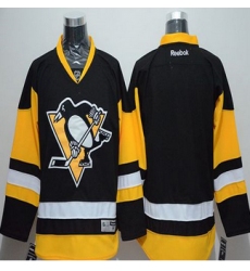 Pittsburgh Penguins Blank Black Alternate Stitched NHL Jersey