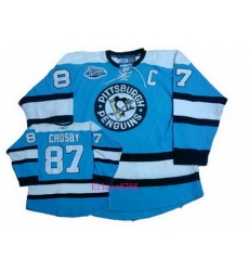 Youth Pittsburgh Penguins 87 S.Crosby blue kid Jerseys
