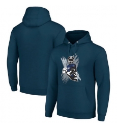 Men Starter Navy Dallas Cowboys Player X Fleece Pullover Hoodie