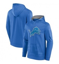 Men Detroit Lions Blue On The Ball Pullover Hoodie