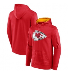 Men Kansas City Chiefs Red On The Ball Pullover Hoodie