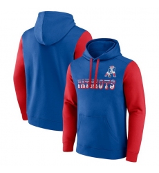 Men Fanatics Navy New England Patriots Fleece Pullover Hoodie