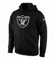 NFL Mens Oakland Raiders Nike Black KO Logo Essential Hoodie