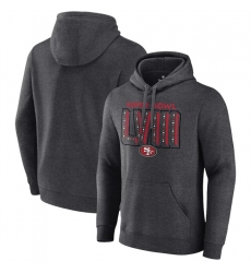 Men San Francisco 49ers Heather Charcoal Super Bowl LVIII Local Pullover Hoodie