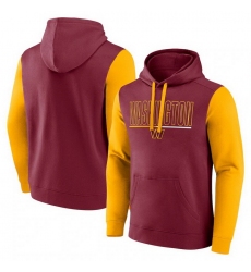 Men Gold Washington Commanders Outline Pullover Hoodie