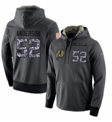 NFL Nike Washington Redskins 52 Ryan Anderson Stitched Black Anthracite Salute to Service Player Performance Hoodie