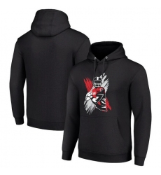 Men Starter Black Atlanta Falcons Player X Fleece Pullover Hoodie