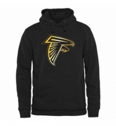 NFL Mens Atlanta Falcons Pro Line Black Gold Collection Pullover Hoodie