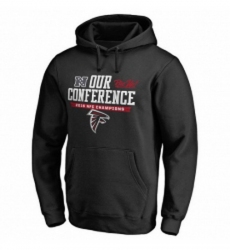 NFL Mens Atlanta Falcons Pro Line by Fanatics Branded Black 2016 NFC Conference Champions Big Tall Our Conference Pullover Hoodie