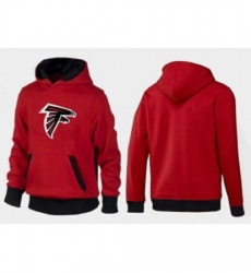 NFL Mens Nike Atlanta Falcons Logo Pullover Hoodie RedBlack