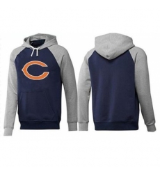 NFL Mens Nike Chicago Bears Logo Pullover Hoodie NavyGrey