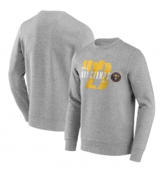 Men Denver Nuggets Grey 2023 Champions Backboard Graphic Crew Sweatshirt